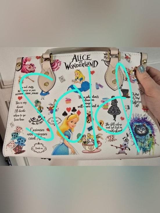 custom made Handbags - Alice In Wonderland Purse Custom Made